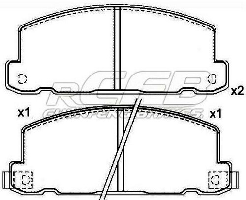 Isuzu Brake Pad Set