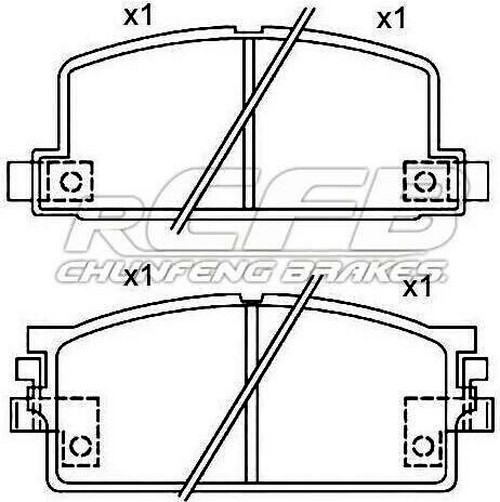 Isuzu Brake Pad Set