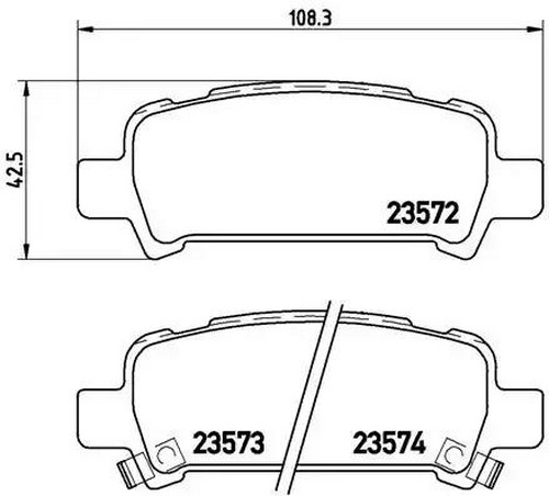 Subaru Brake Pad Set