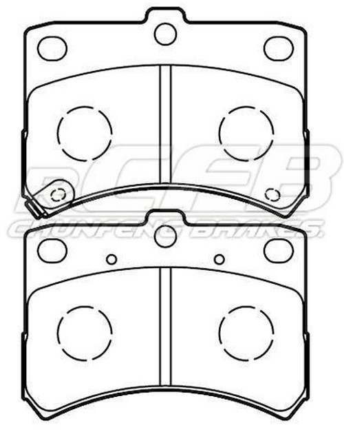 Daihatsu Brake Pad Set