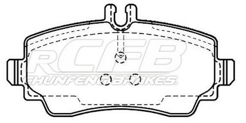 Mercedes Benz Brake Pad Set