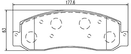 Ford Brake Pad Set